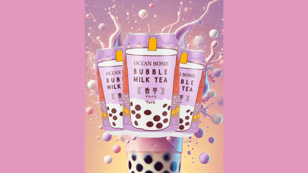 Bubble Tea on the Go: Ocean Bomb Taro Bubble Milk Lands at YEG Exotic!