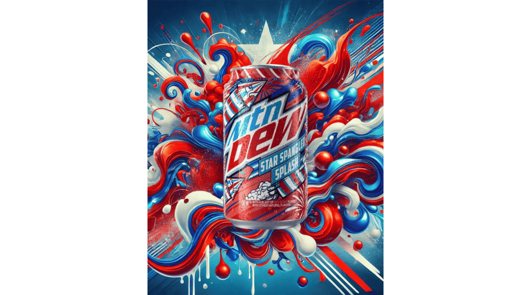 Mtn Dew Star Spangled Splash: A Bold New Flavour Available at YEG Exotic