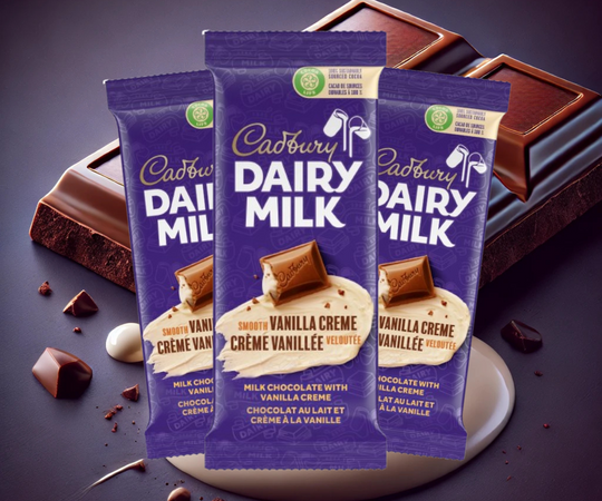 Cadbury Dairy Milk Smooth Vanilla Crème Bar at YEG Exotic