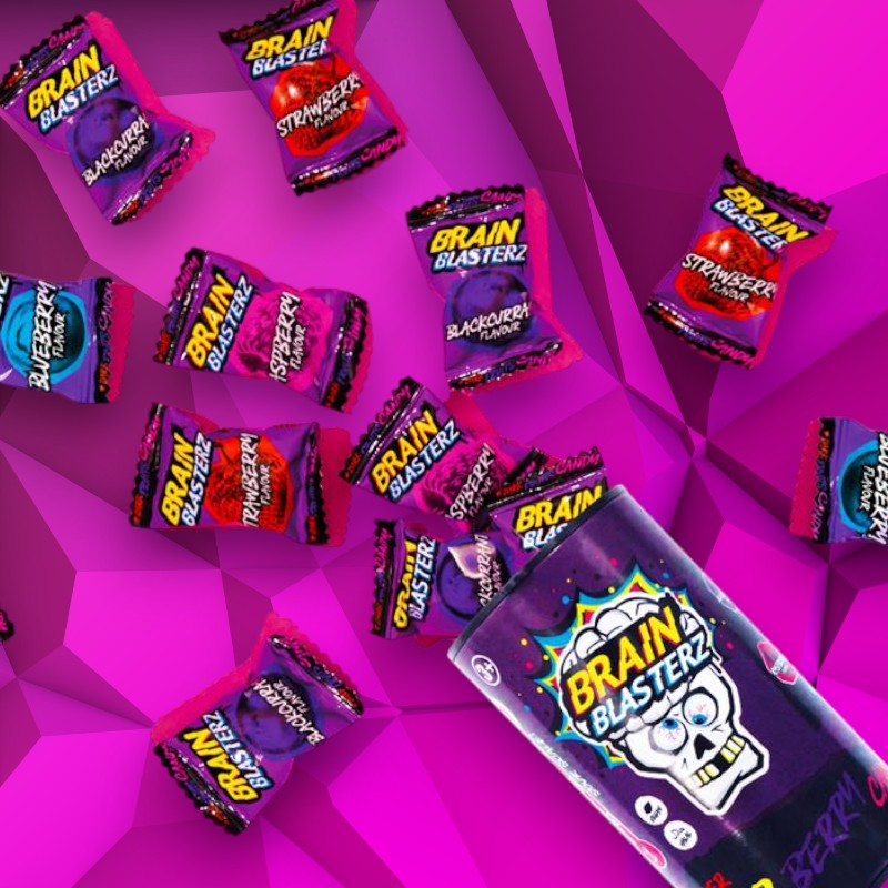 💣 Brain Blasterz Purple Tub — Super Sour Berry Explosion at YEG Exotic!