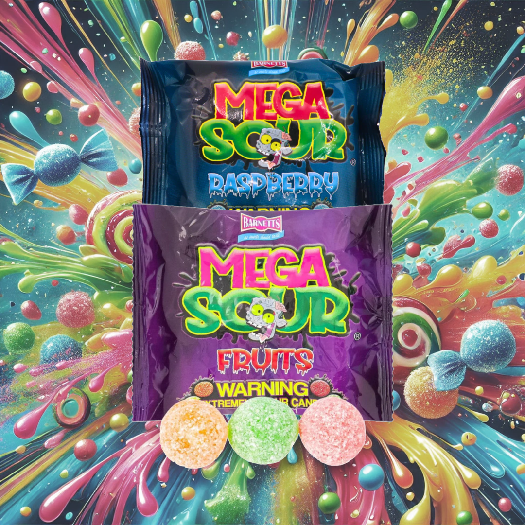 Barnett’s Mega Sour Candy: The Ultimate Sour Challenge Now at YEG Exotic!