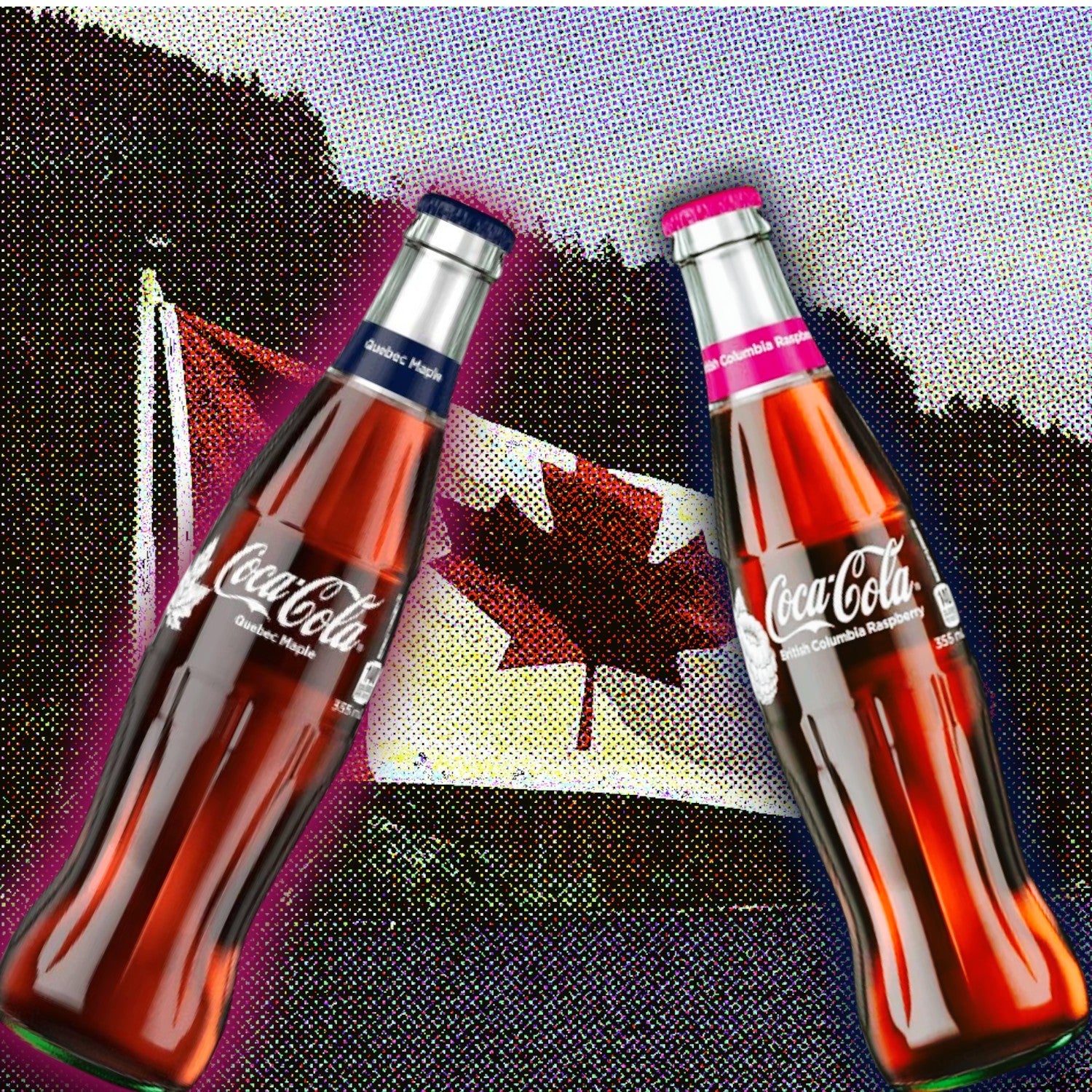 Coca‑Cola Canadian Specials — Raspberry from BC & Québec Maple at YEG Exotic!