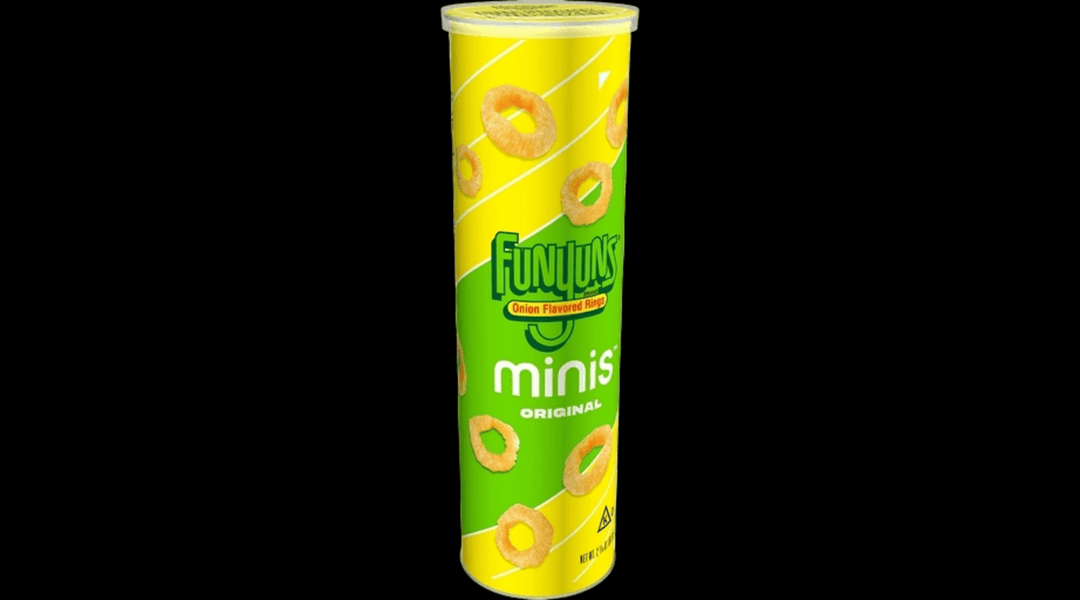 Funyuns Mini’s Canister Original: The Ultimate Crunchy Snack Now at YEG Exotic!