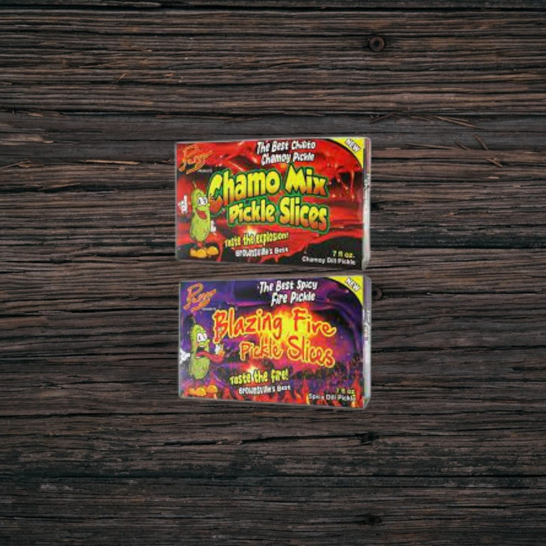 Parga Blazing Fire Pickle Slices and Parga Chamo Mix Pickle Slices: The Ultimate Snack Duo