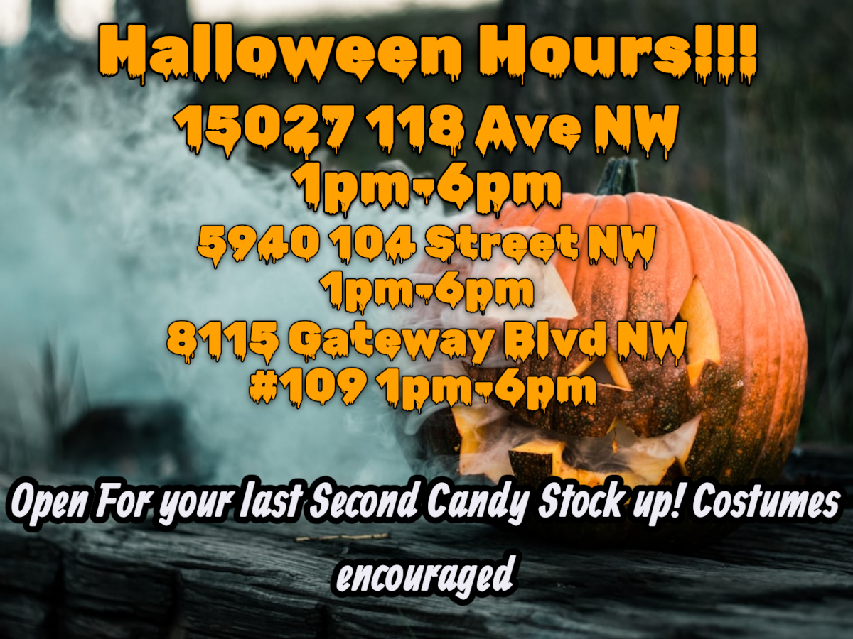 Halloween Hours at YEG Exotic – Open 1 PM to 6 PM! 🎃👻