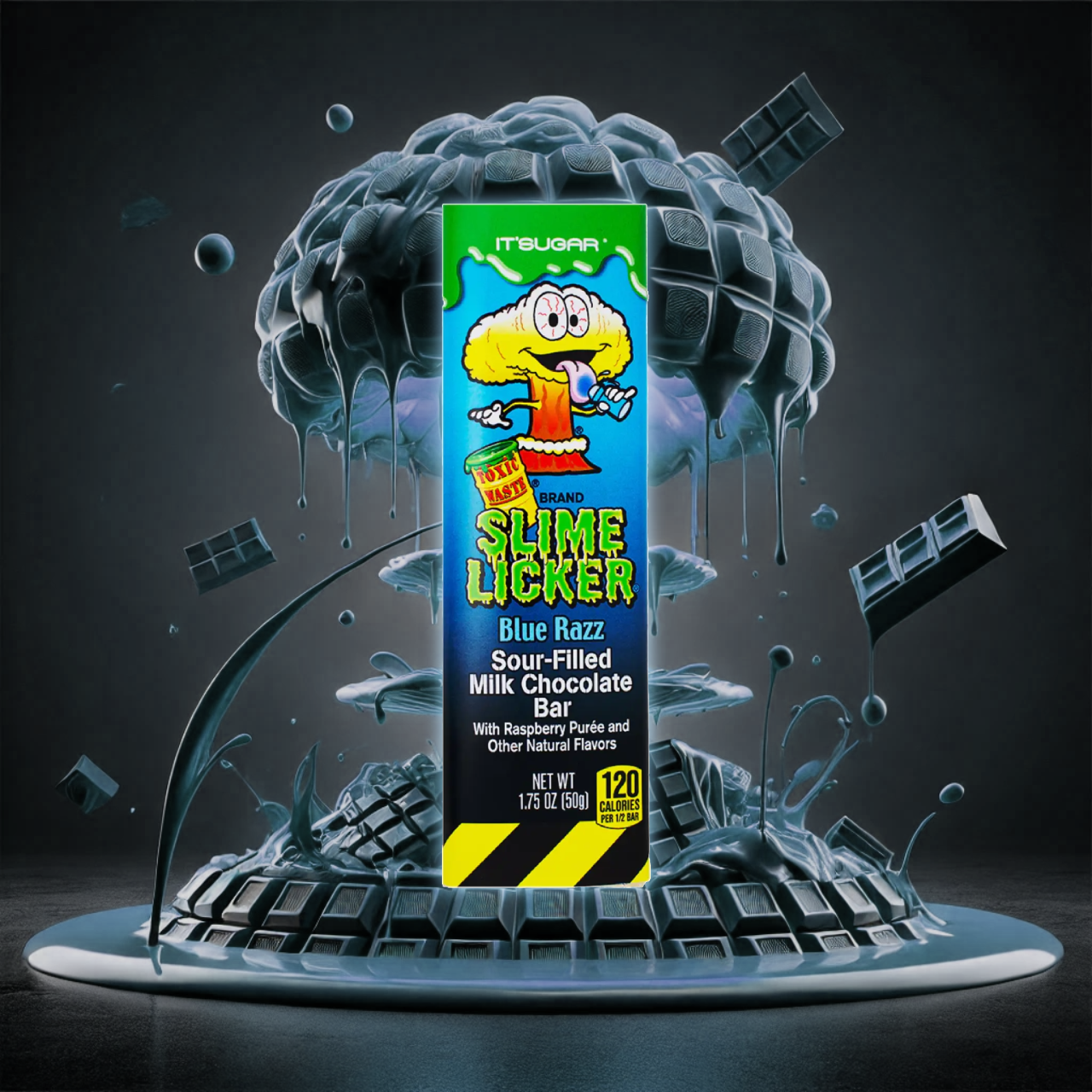 Toxic Waste Slime Licker Sour-Filled Chocolate Bars: A Sweet & Sour Sensation at YEG Exotic!