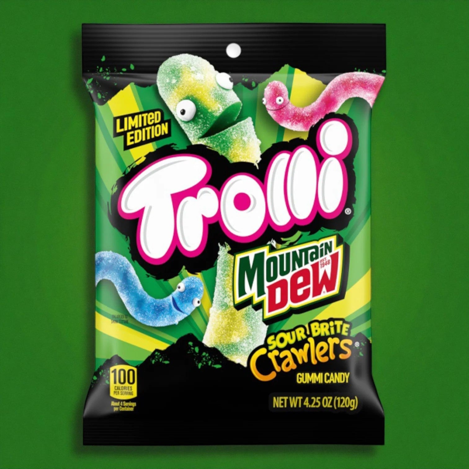Try the Trolli Peg Bag–Mountain Dew Candy at YEG Exotic in Edmonton
