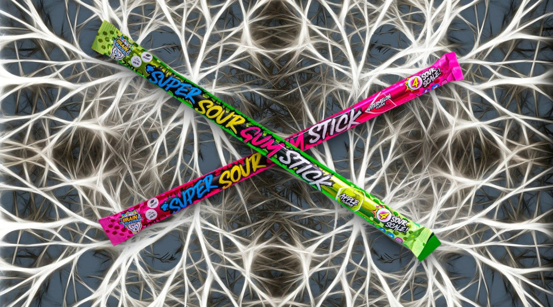 Brain Blasterz Super Sour Gum Stick – A Tangy Explosion at YEG Exotic
