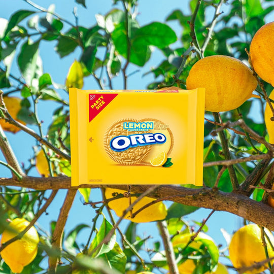 Nabisco Oreo Lemon Crème Family Size – Zesty Cookies Now at YEG Exotic