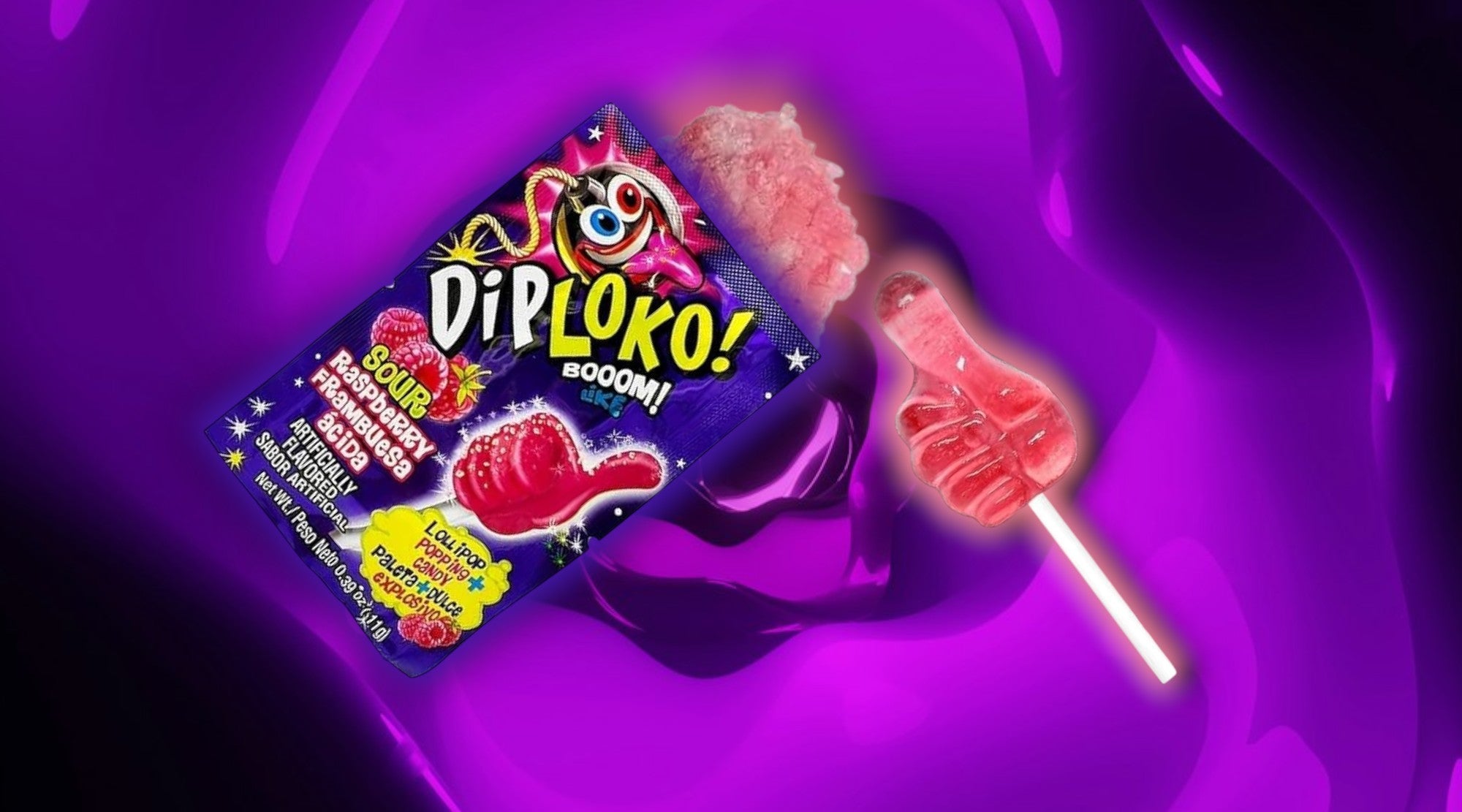 Dip Loko Sour Raspberry – A Tangy Treat from Mexico, Now at YEG Exotic Edmonton