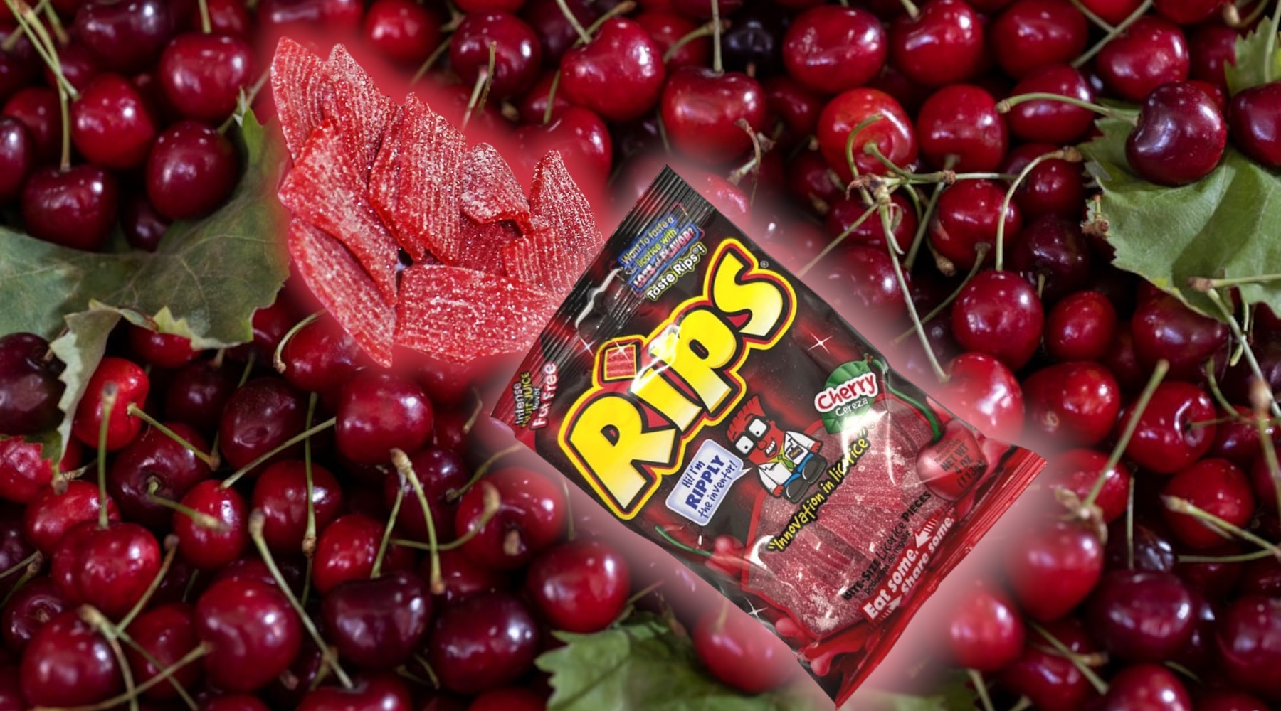Rips Bite-Sized Pieces Cherry – Sweet and Tangy Fun at YEG Exotic