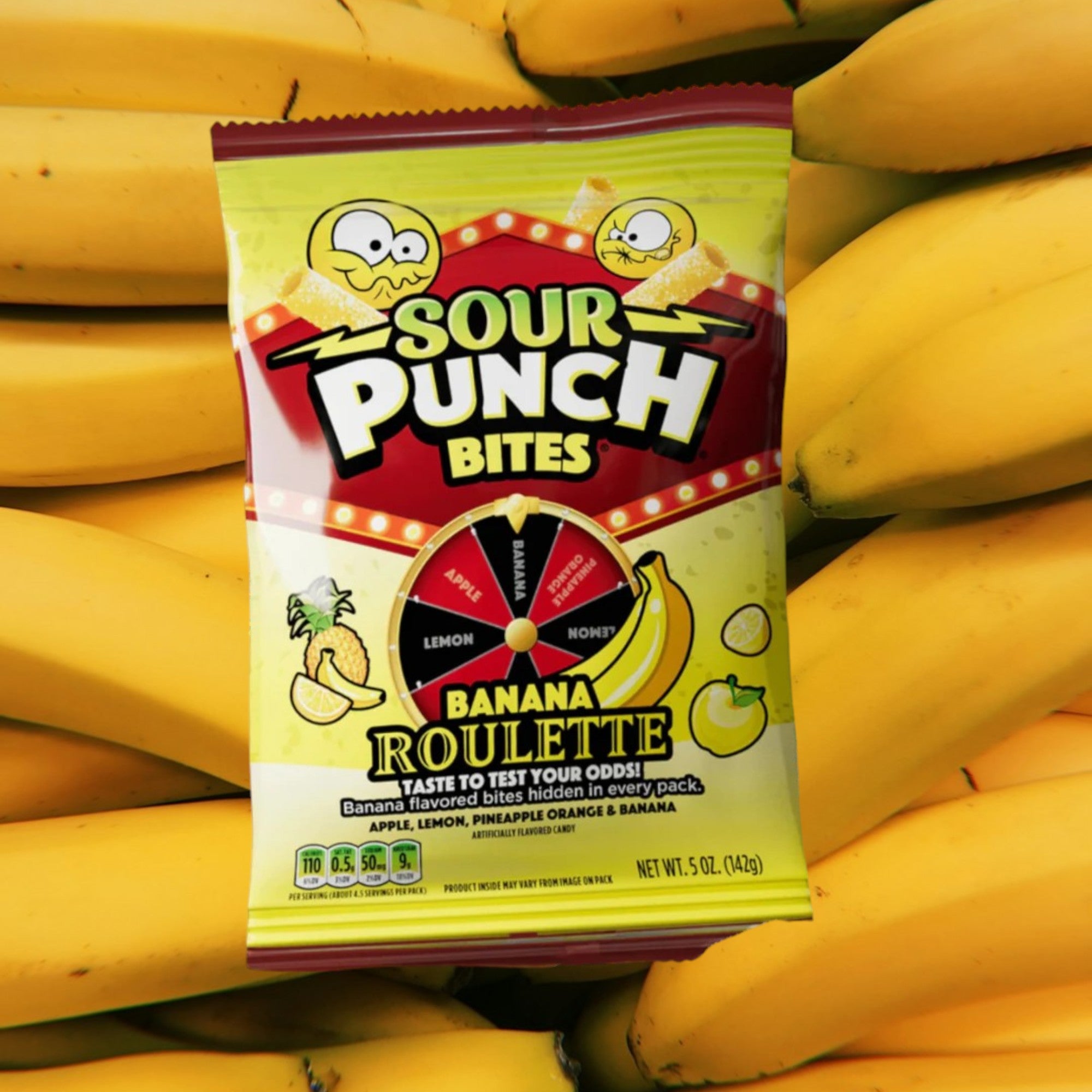 Sour Punch Bites Banana Roulette – A Wild Ride of Flavour at YEG Exotic