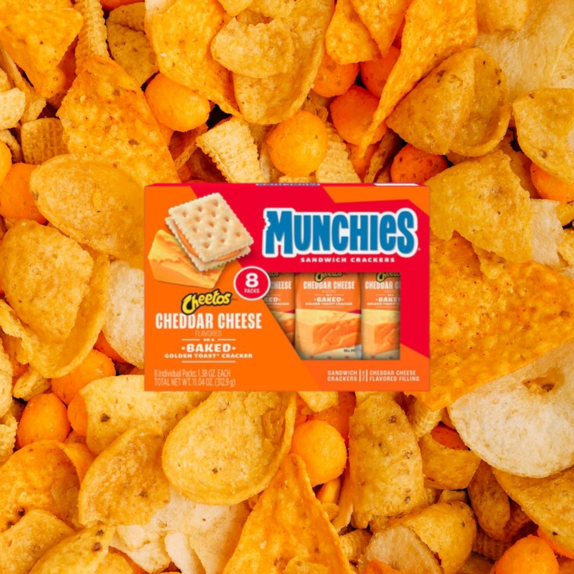 Munchies Cheddar Cracker 8 Pack – The Ultimate Savoury Snack at YEG Exotic