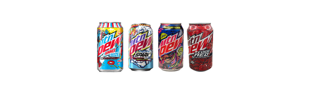 Mtn dew flavours