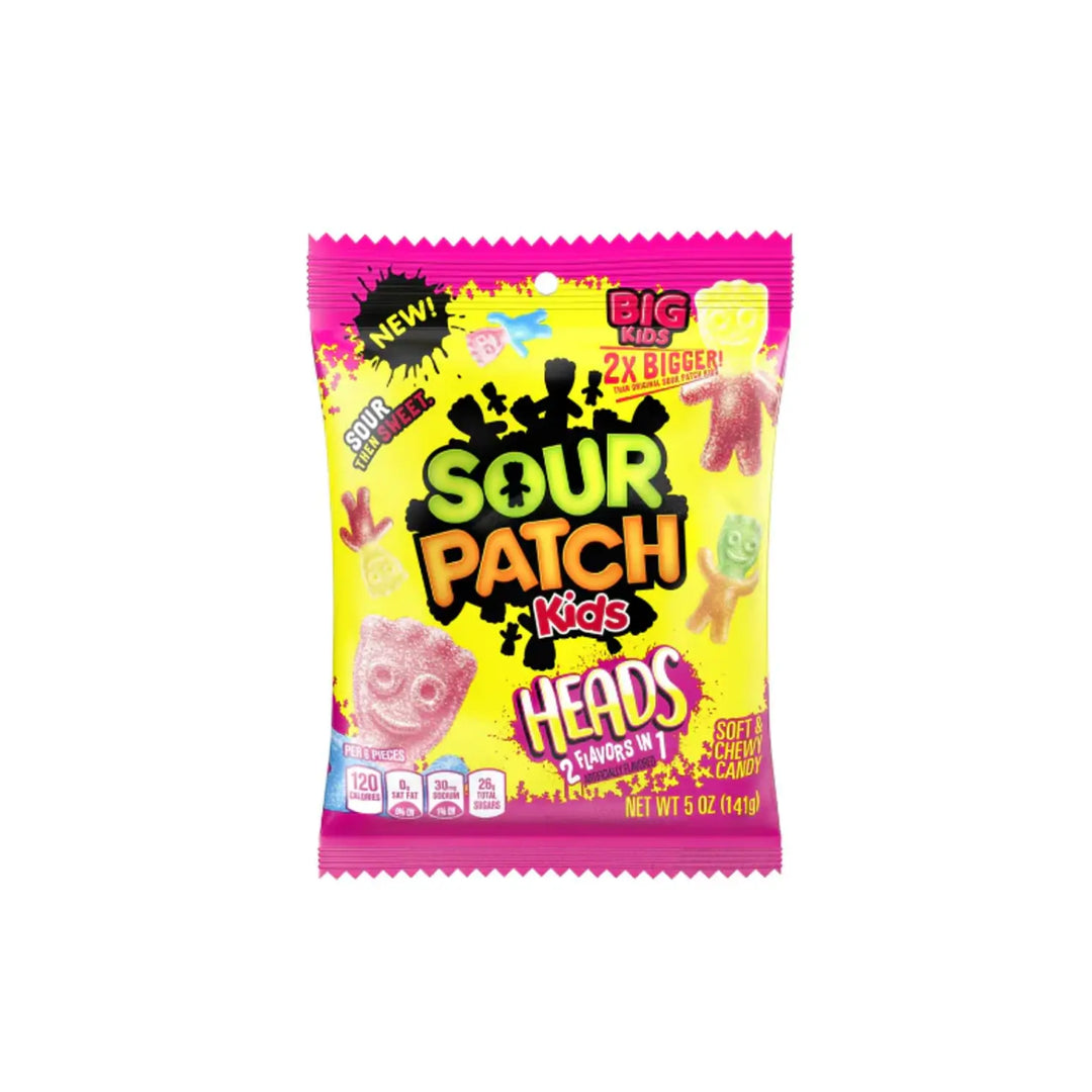 Sour patch kids heads 2 flavours in 1