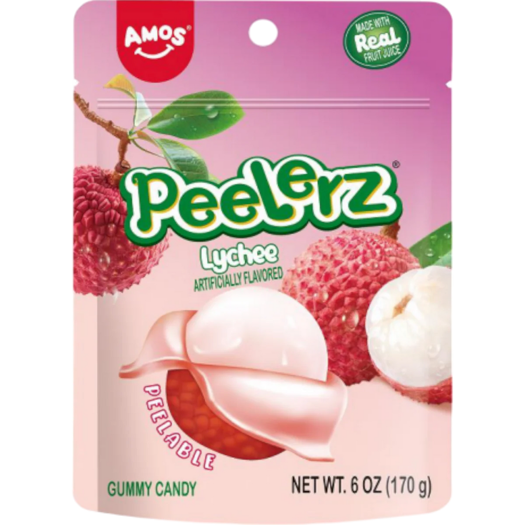 Amos Peelerz Gummy Sour Lemon Peg Bag 6oz (Copy)