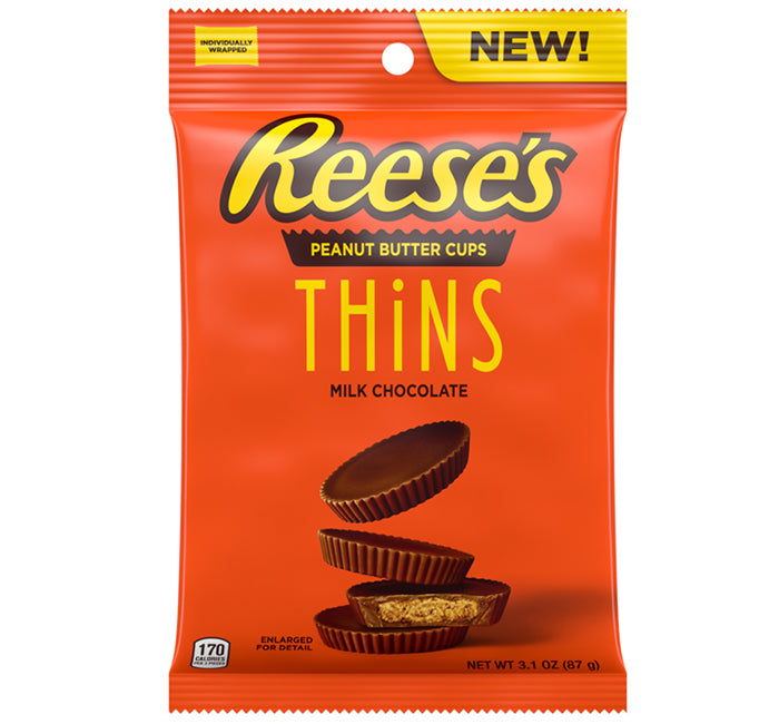 reeses peg bag - peanut butter cup thins