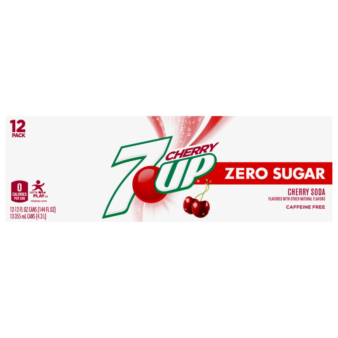7UP Cherry Zero Sugar 12 pack