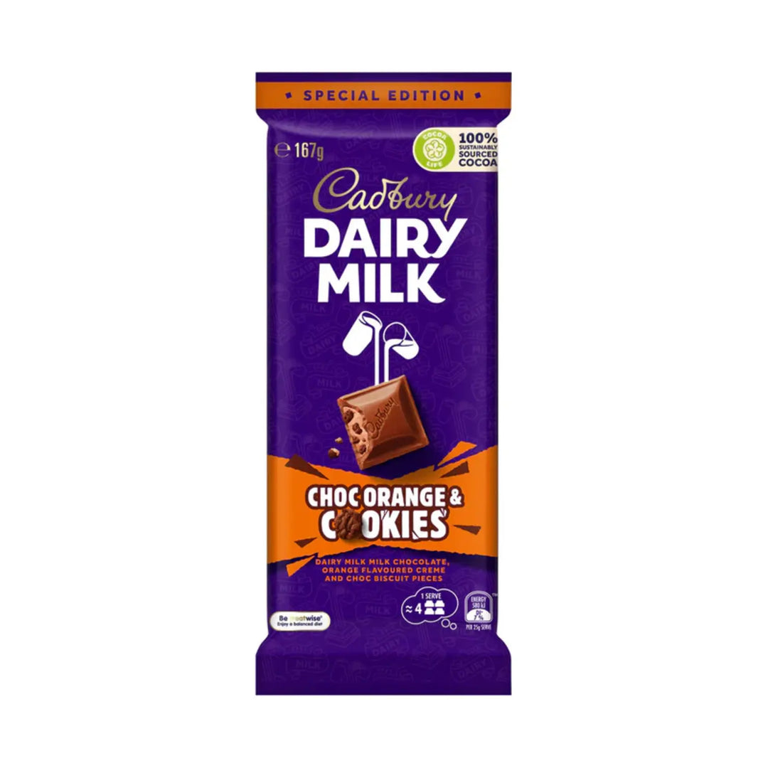 Cadbury Dairy Milk Choc Orange & Cookies