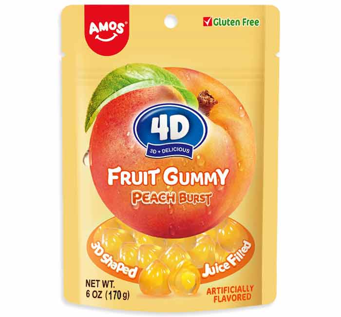 Amos Peelerz Gummy Sour Lemon Peg Bag 6oz (Copy)