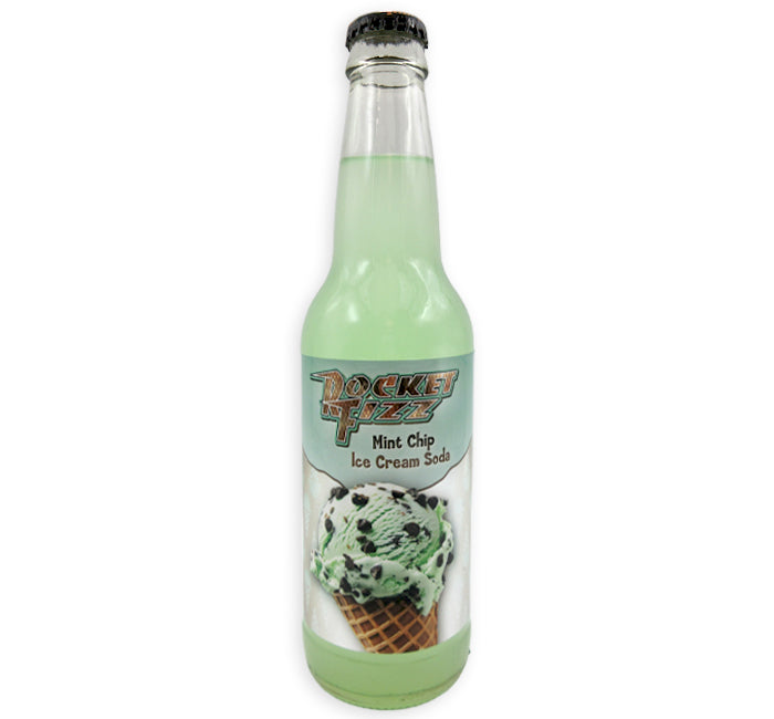 rocket fizz mint chip ice cream soda