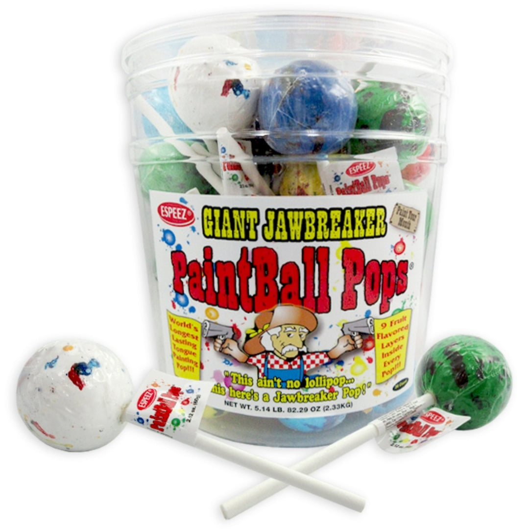 Giant Jawbreaker Paintball Pops