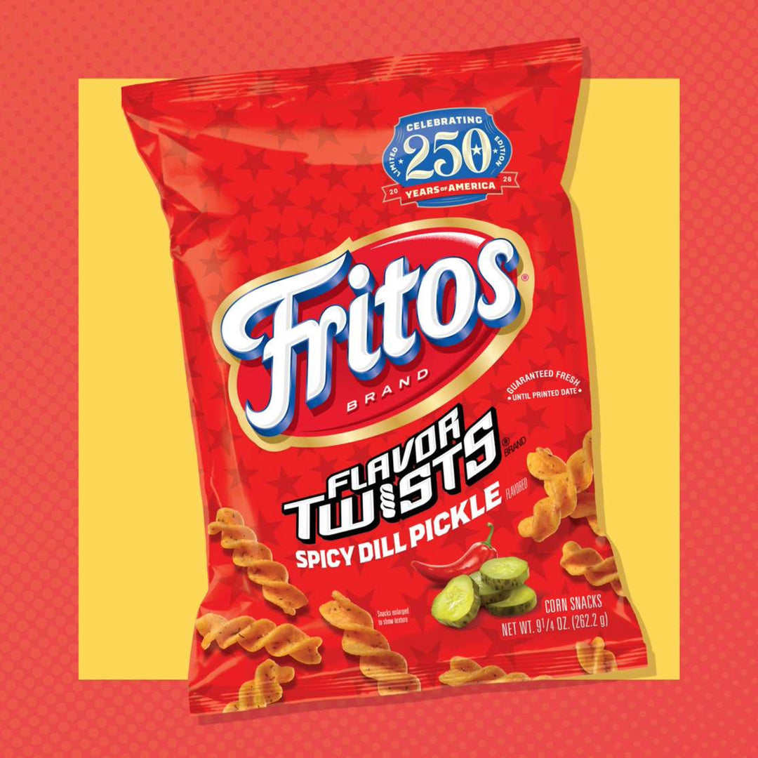 Fritos Flavour Twists Spicy Dill Pickle