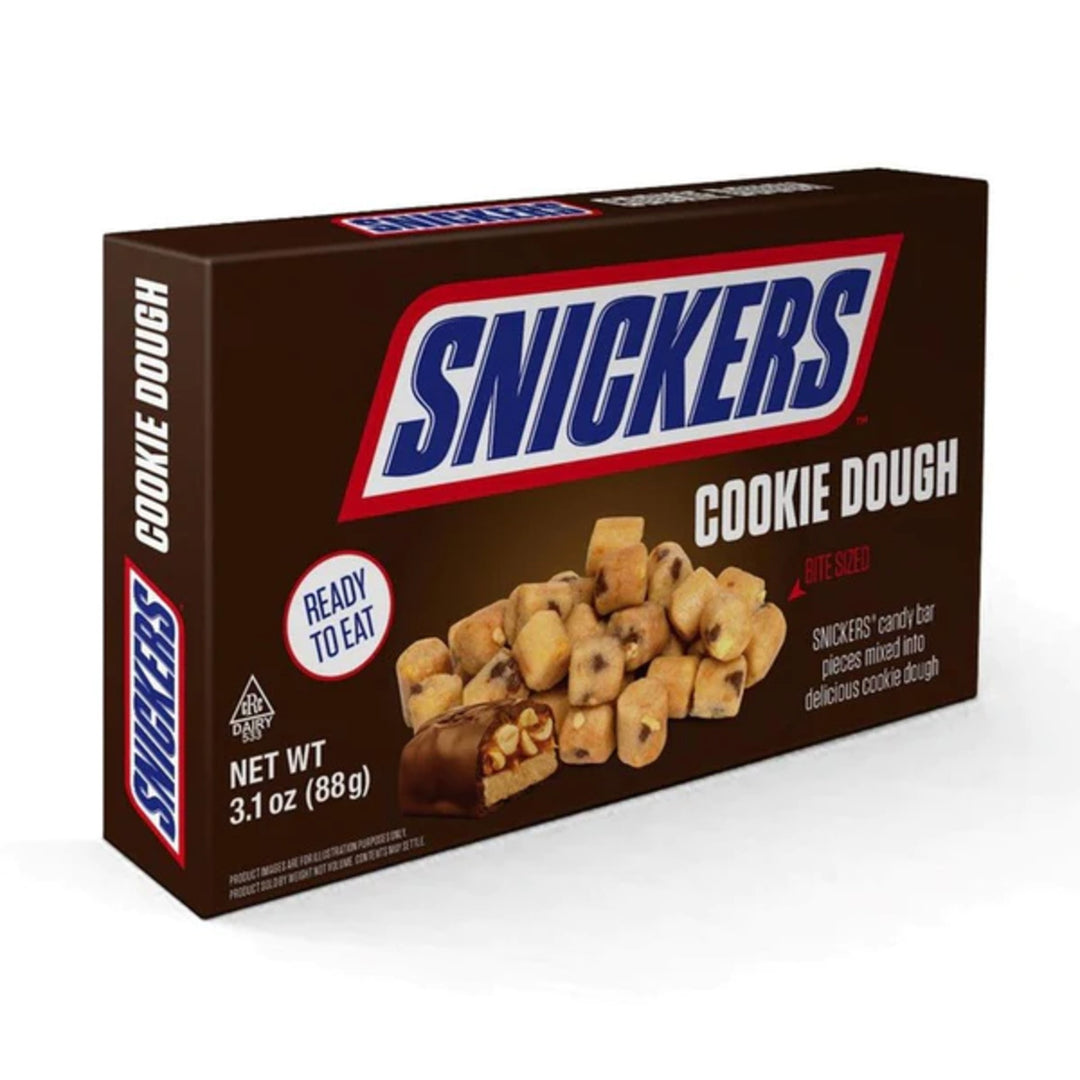 Cookie Dough Bites Snickers Theatre Box