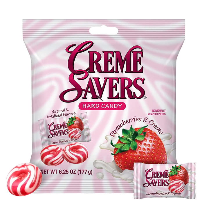 Crème Savers Strawberry and crème