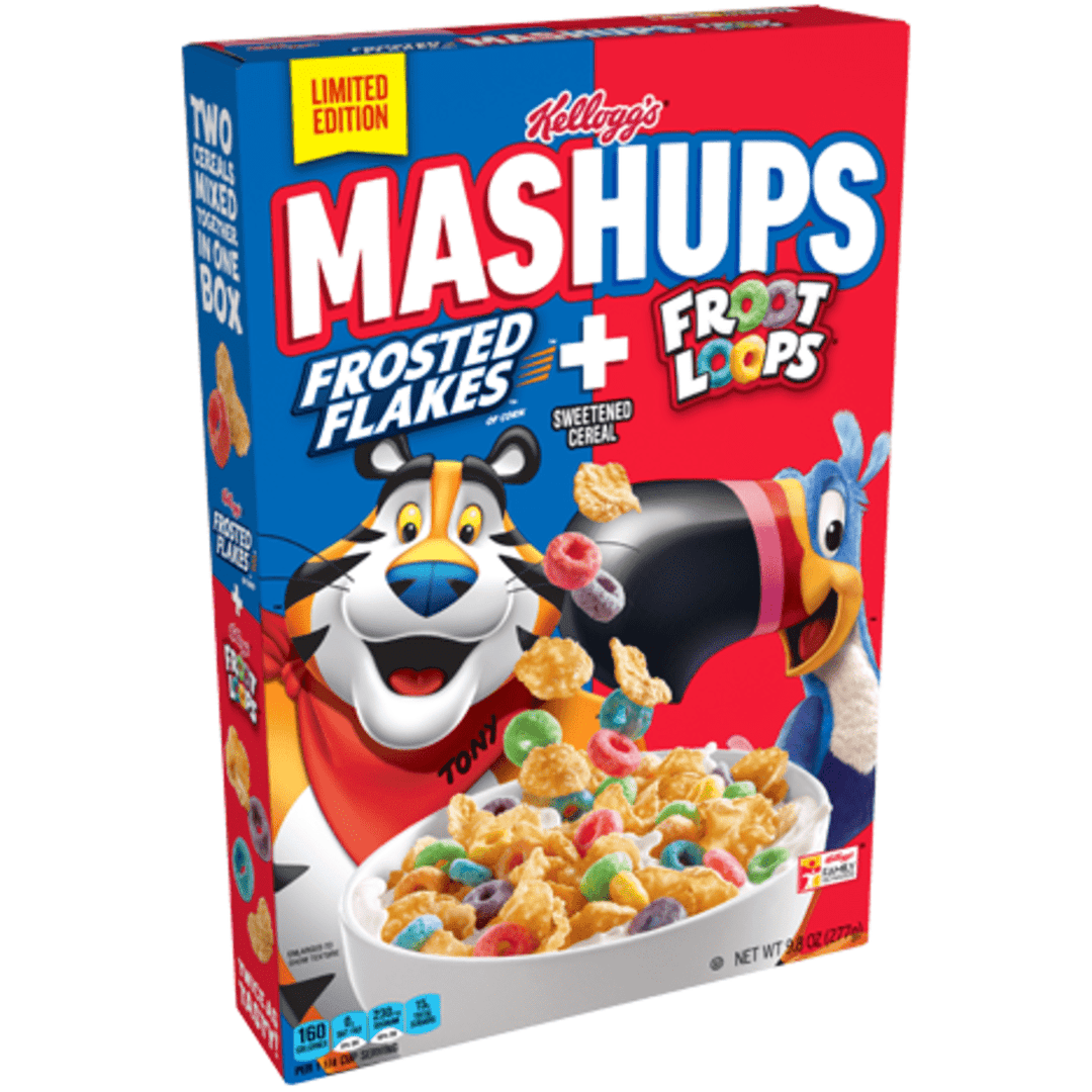 Kellogg’s Mashups Frosted Flakes + Froot Loops Family Size