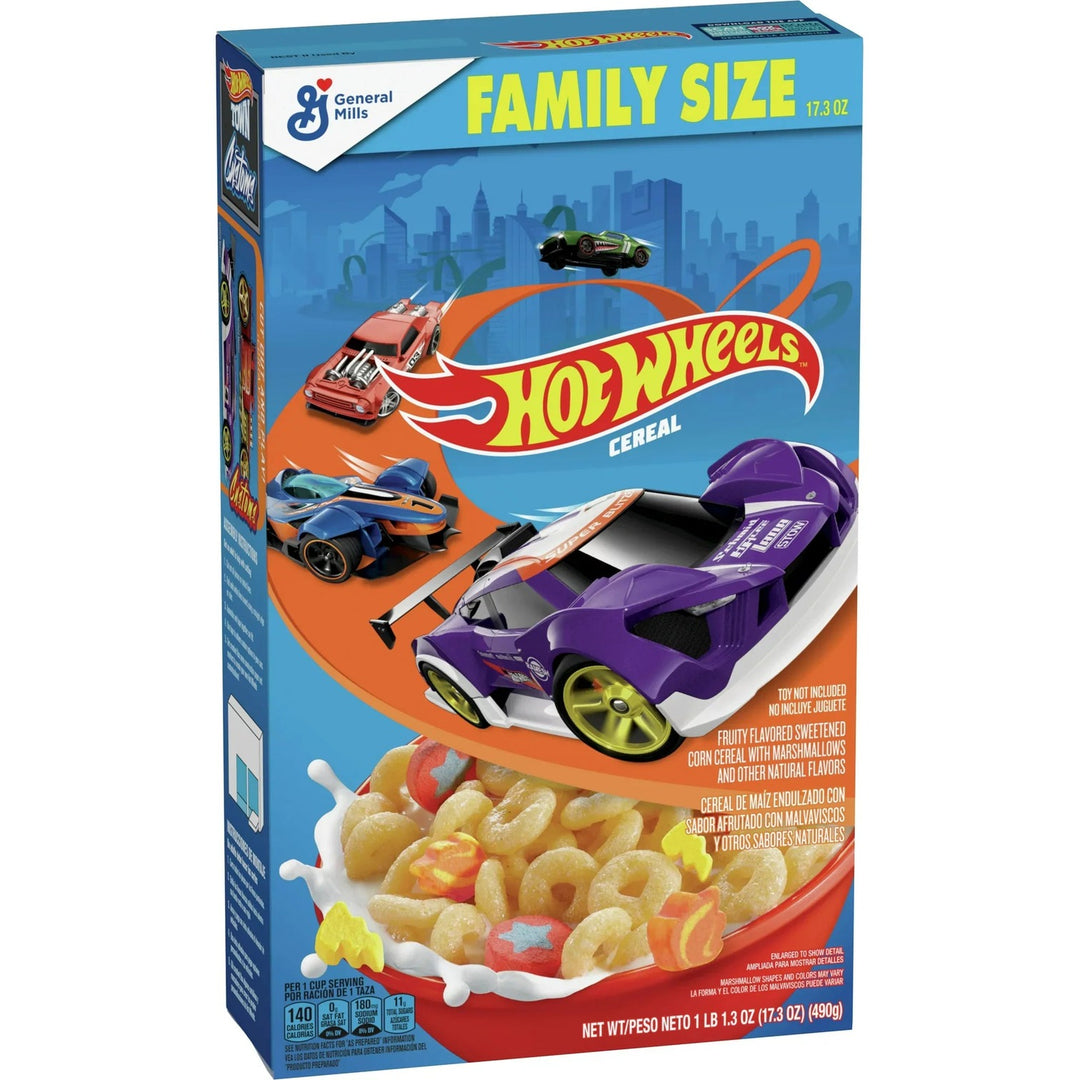 Hot Wheels Cereal Family Size