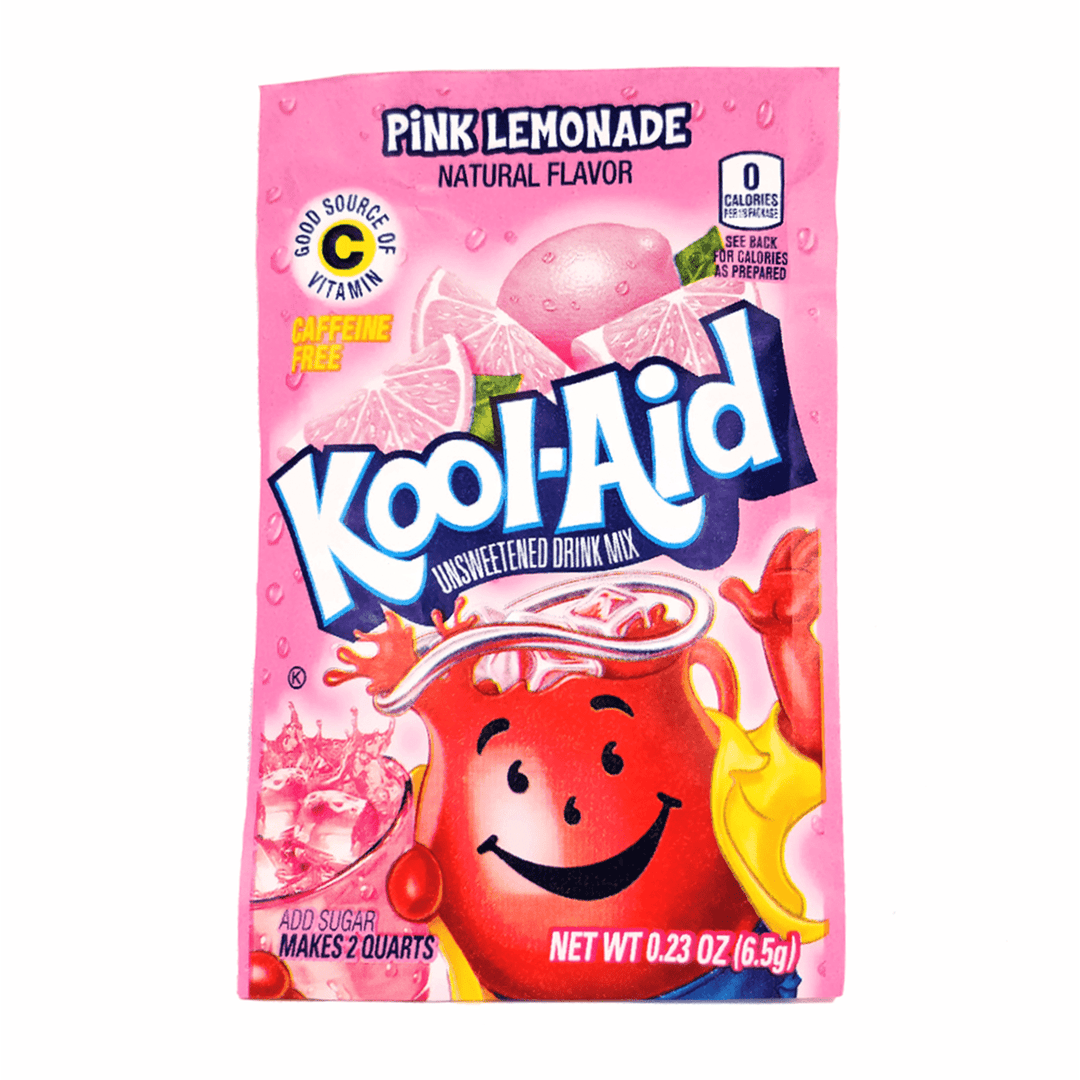 Kool-Aid Unsweetened Blue Raspberry Lemonade Artificially Flavored Powdered  Drink Mix, 0.22 oz. Packet 