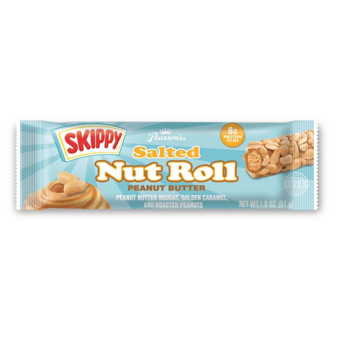 Pearsons Salted Nut Roll With Skippy Peanut Butter