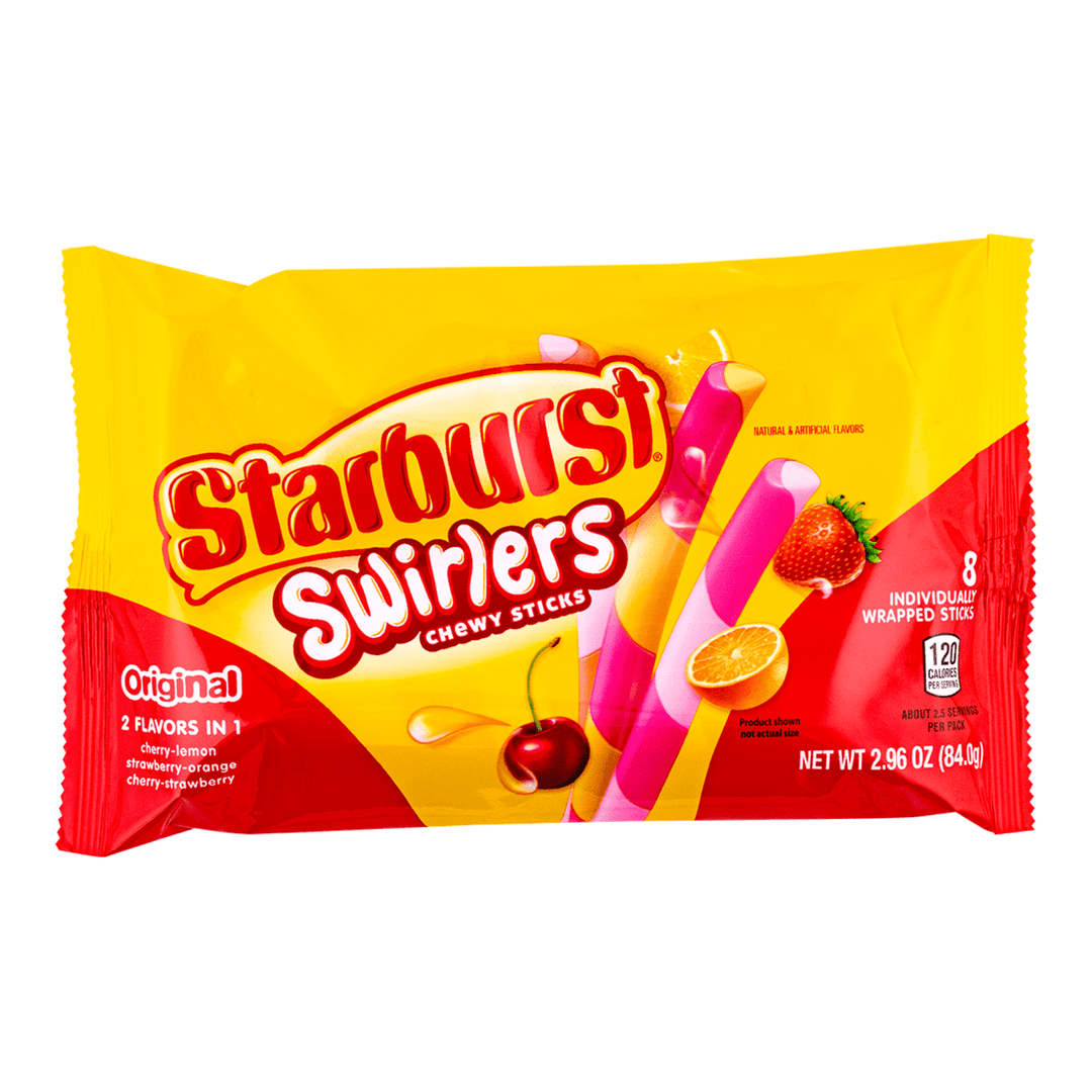 Starburst swirlers share size 2.96oz