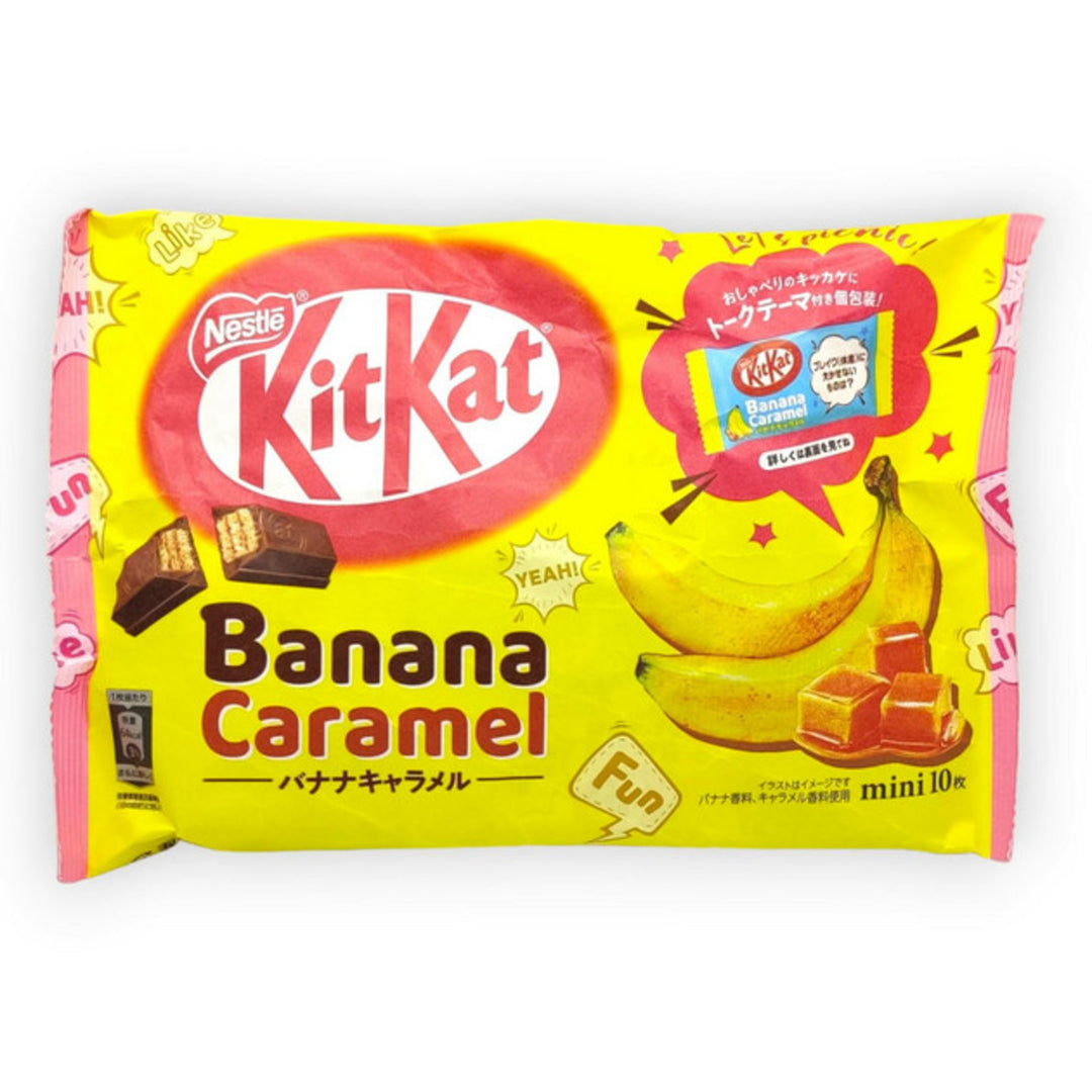 Kit Kat mini's Banana Caramel