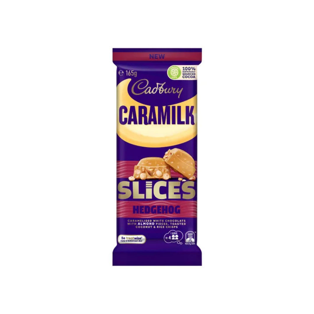 Cadbury Caramilk Slices Hedgehog