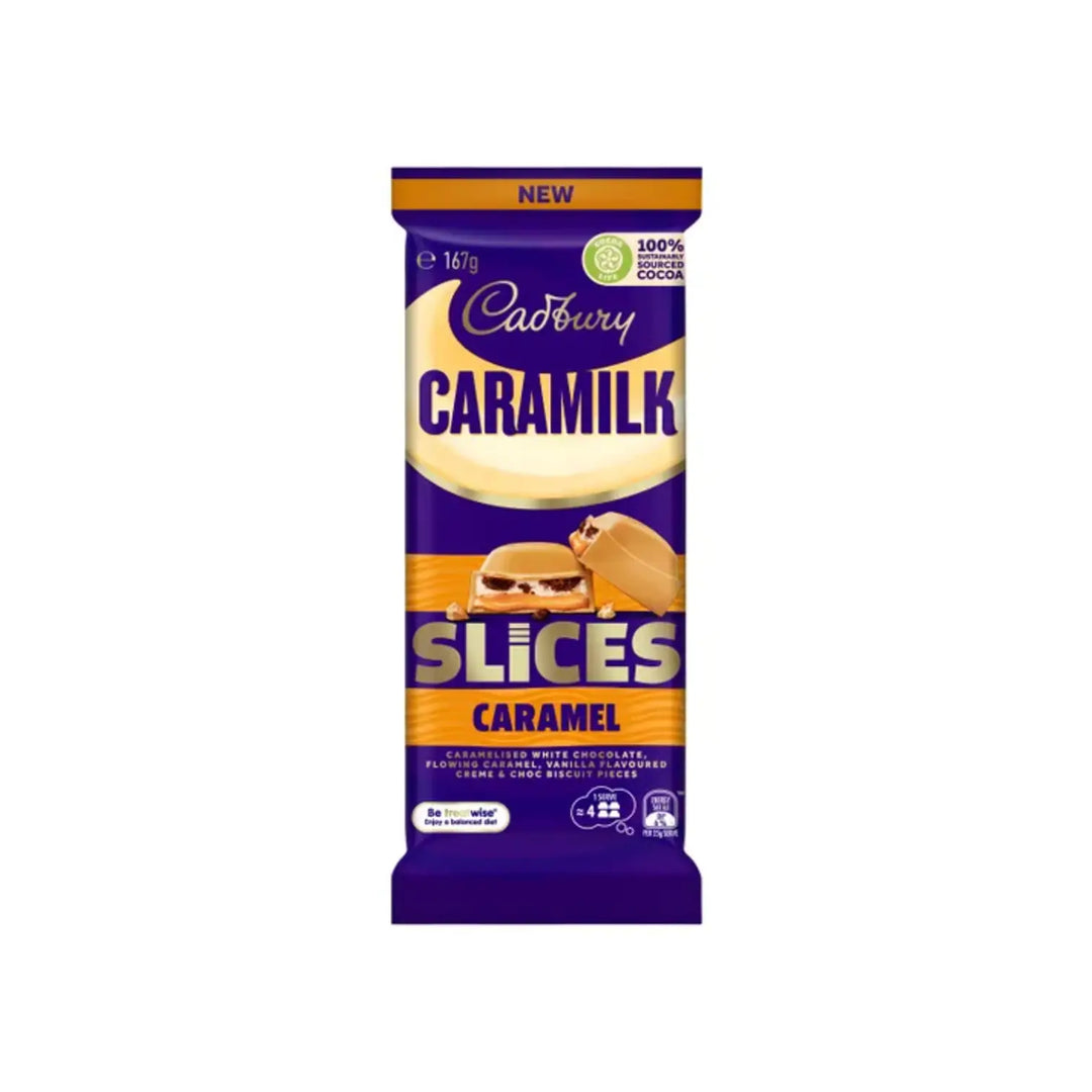 Cadbury Caramilk Slices Caramel 167g