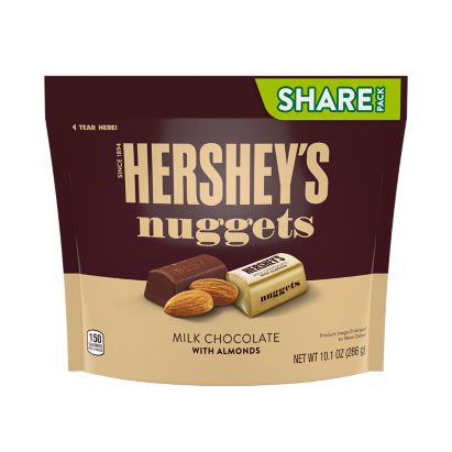 Hershey's Milk Chocolate Nuggets With Almonds