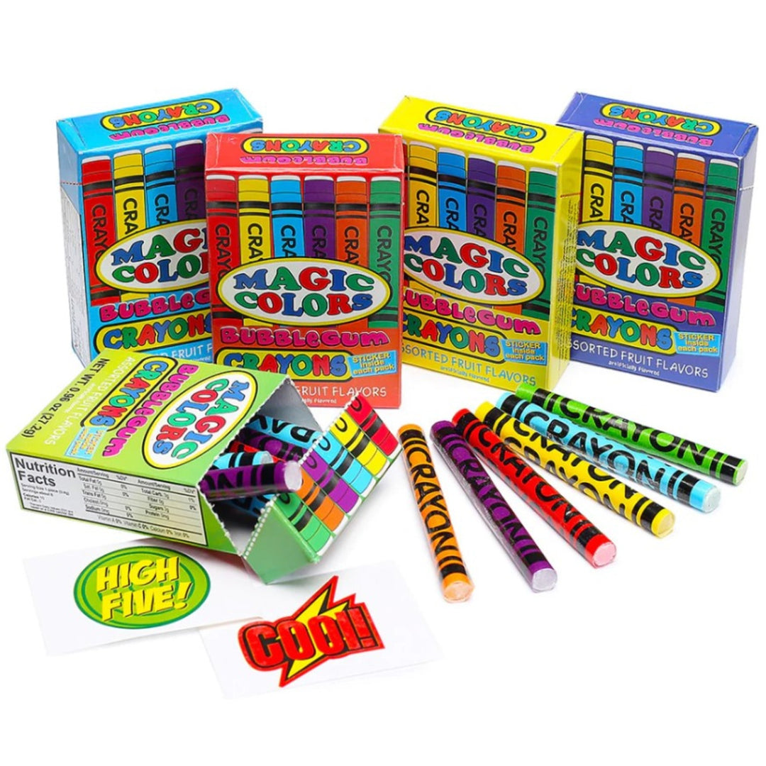Magic Colors Bubble Gum Crayons