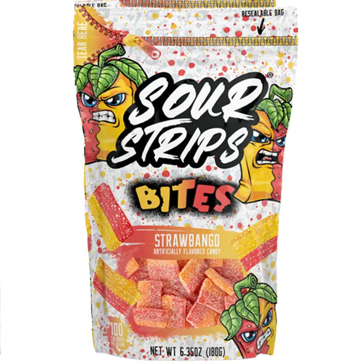 Sour Strips Bites Stand up Bag