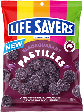 Lifesavers Black Currant Pastilles (AUS)