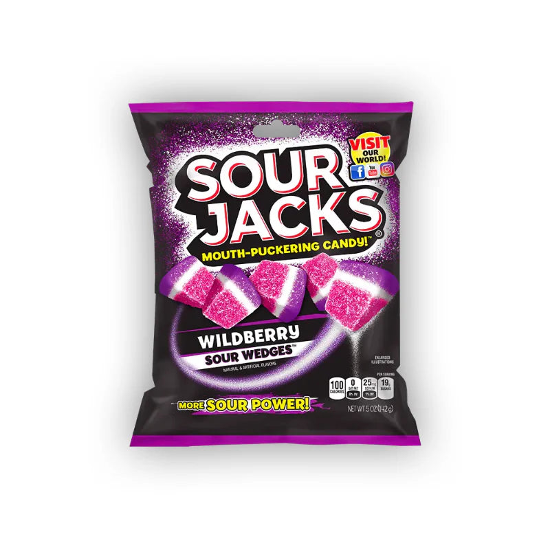 Sour Jacks Sour Wedges 142g