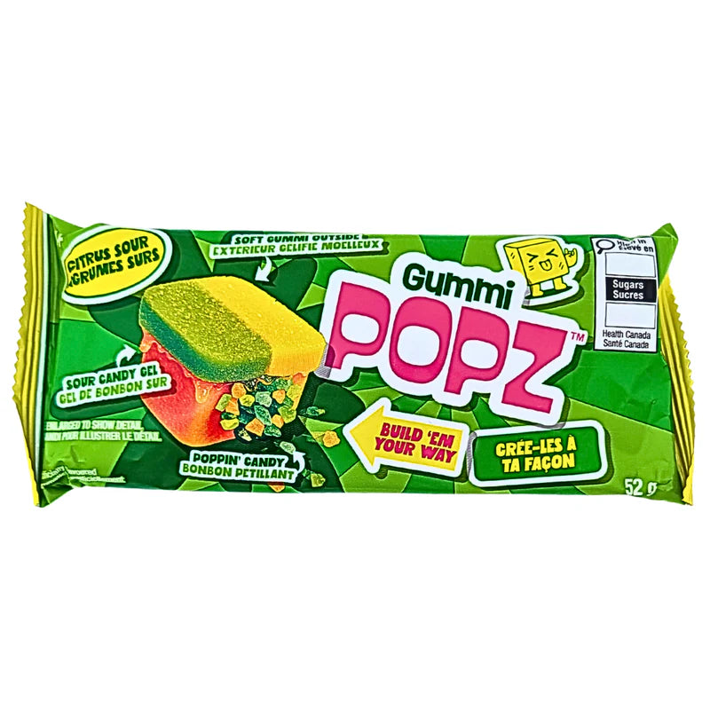 Gummi pops citrus sour