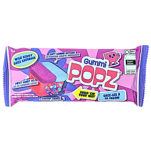 Gummy popz! Sweet wild berry