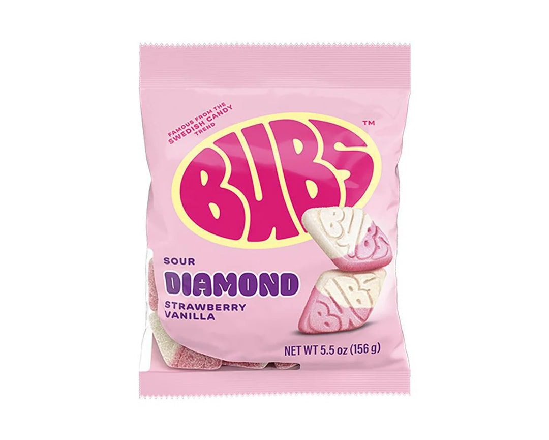 Bubs peg bag - sour diamond strawberry vanilla