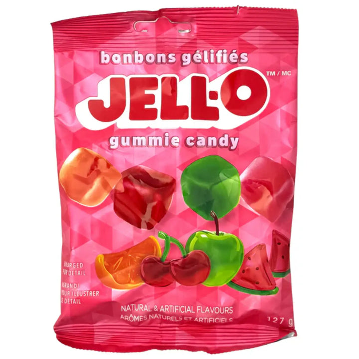 Gummie Jell-O Cubes