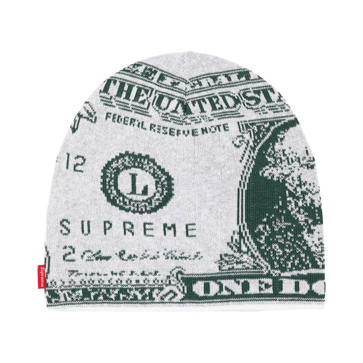 Supreme Dollar Pattern Beanie