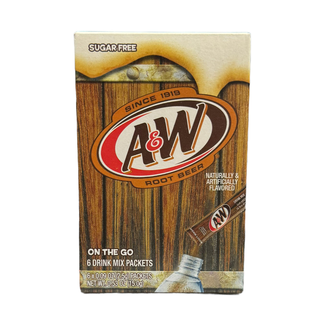 A&W Root Beer On The Go Singles Drink Mix