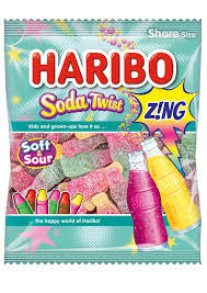 Haribo soda twist zing