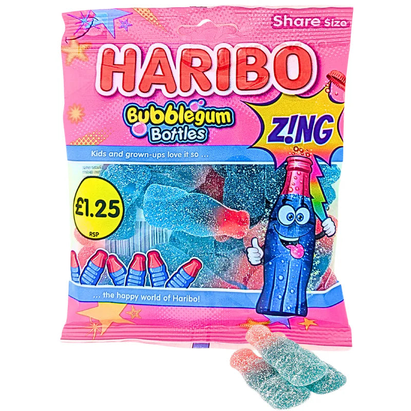 Haribo bubble gum zing